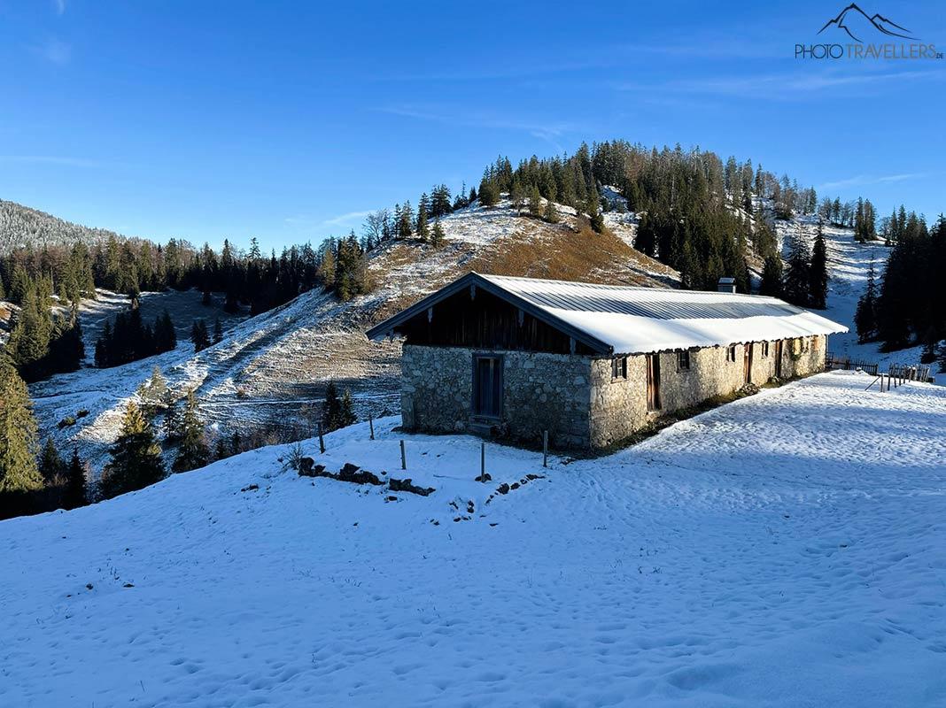 Randonnée hivernale au Schildenstein via Gaißalm [moyen, 790 m de dénivelé, 5h]