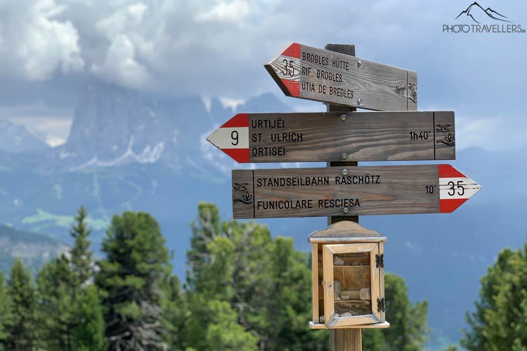 Randonnée Raschötz [intermédiaire, 600 m, 5h]