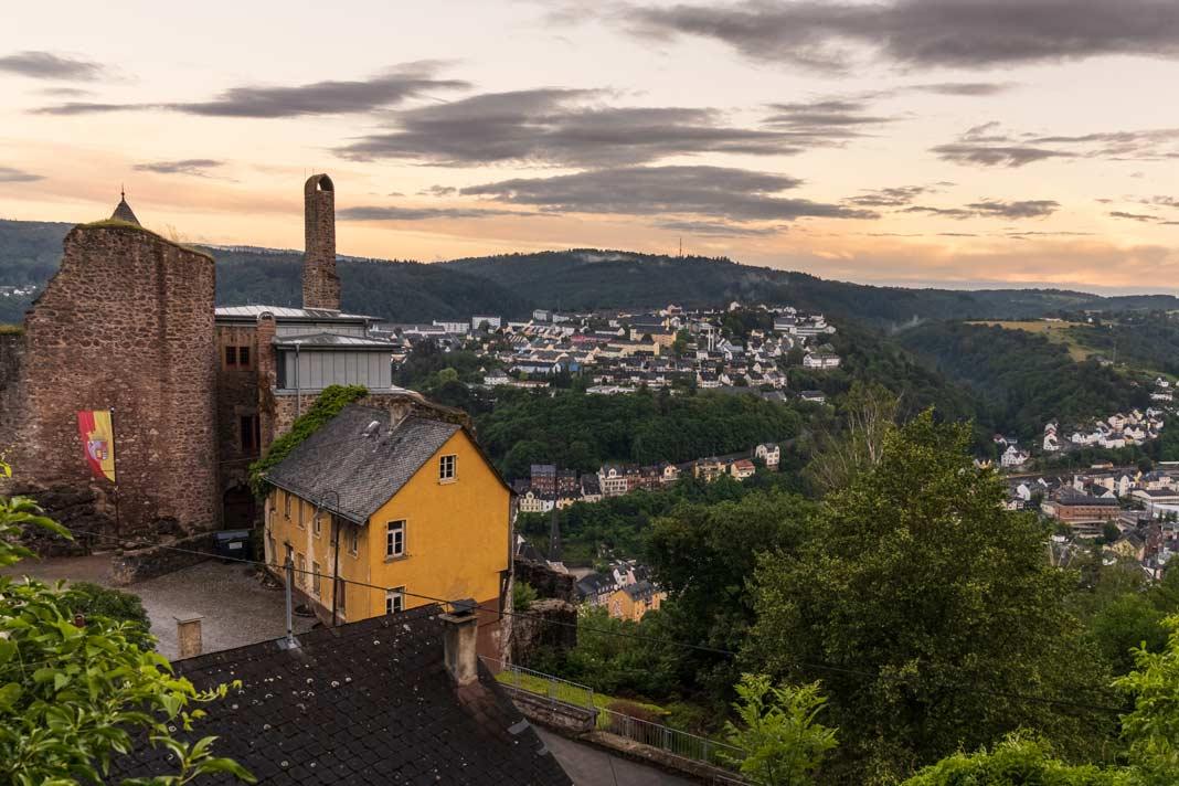 La ruine du château Bosselstein à Idar-Oberstein