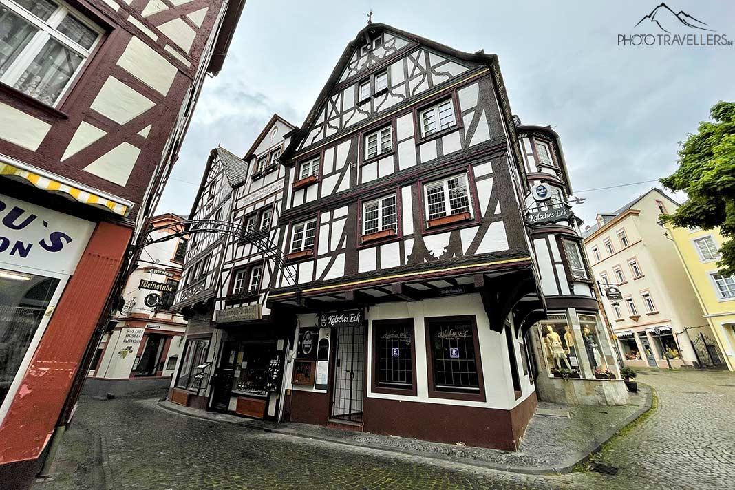 Des maisons à colombages dans la vieille ville de Bernkastel-Kues