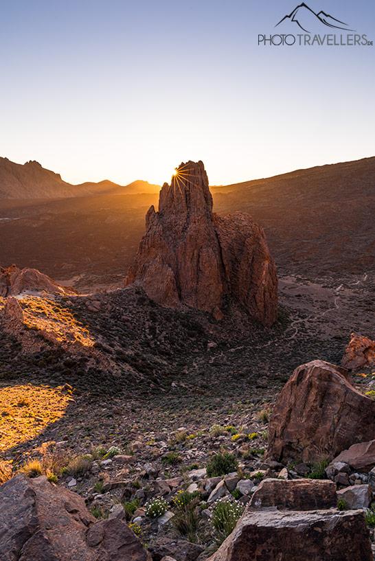 La roca La Catedral en los Roques de García en Tenerife