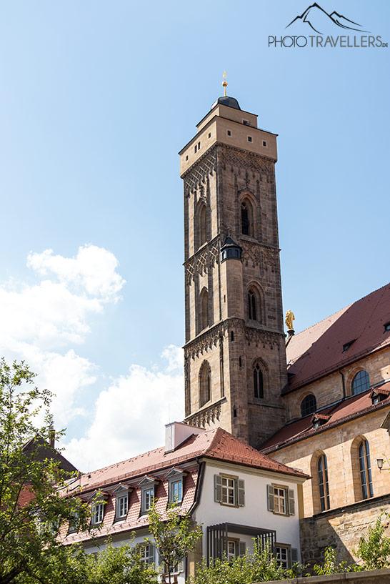 La tour de l'Obere Pfarre à Bamberg.