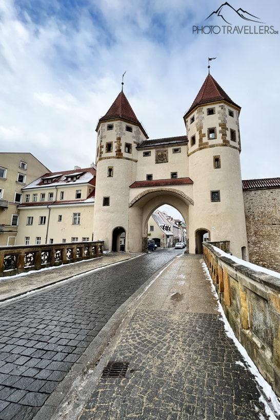 La porte de la ville à Amberg
