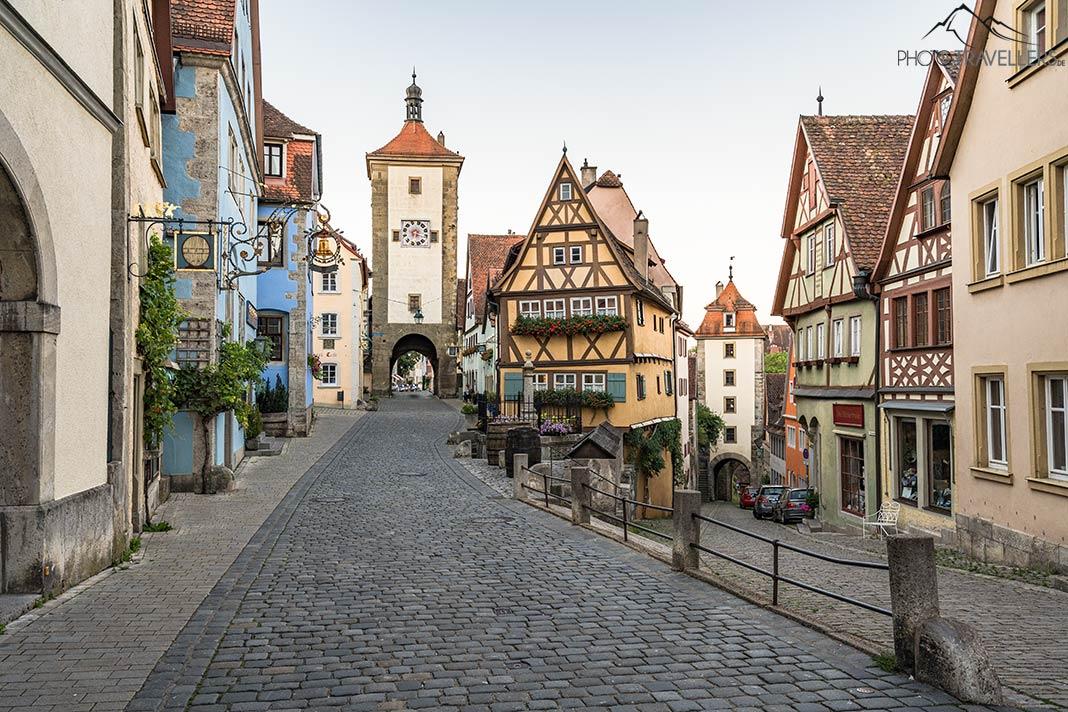 Le Plönlein à Rothenburg ob der Tauber est l'attraction principale