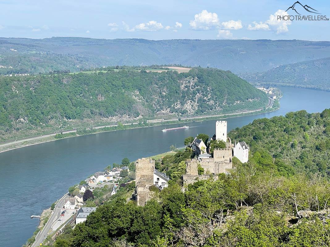 Vue sur le château Liebenstein et le château Sterrenberg