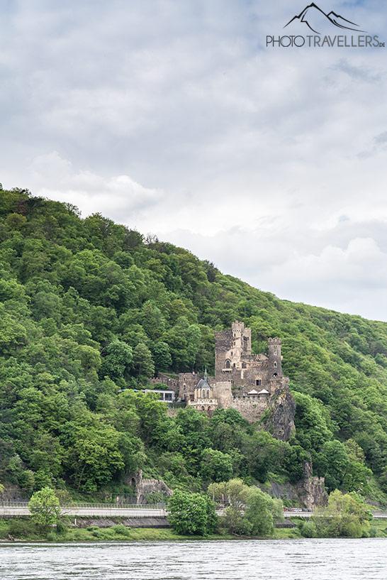 Vue sur le château de Rheinstein