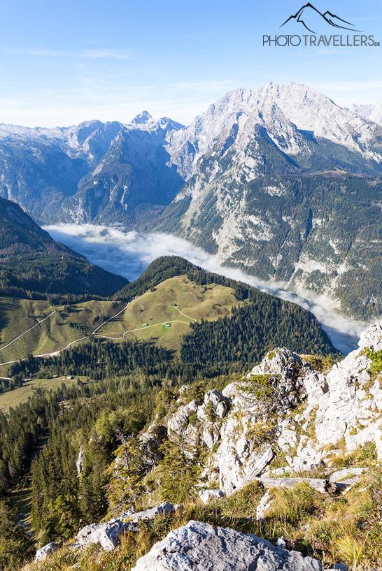 Vista do Jenner para o Königssee e Watzmann