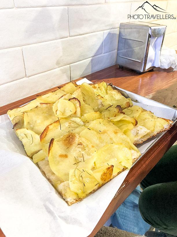 Pizza com batatas