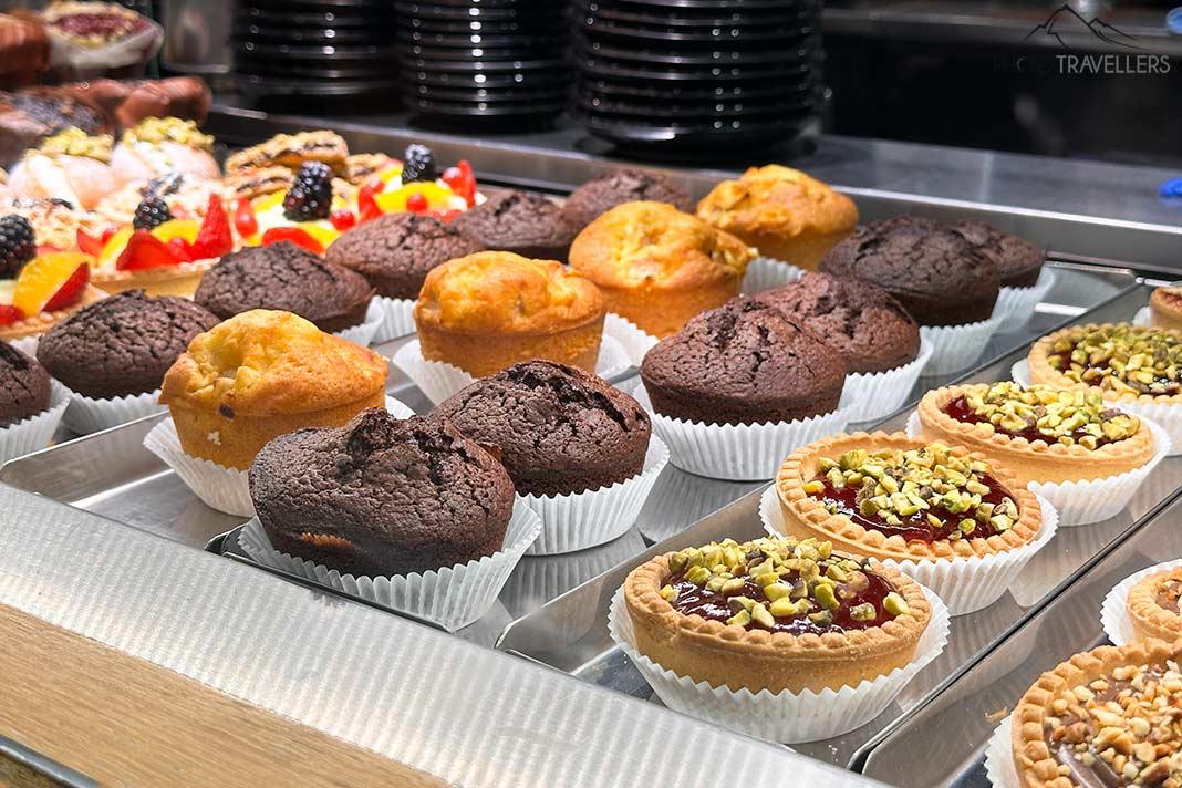 Doces no Trecaffè em Roma