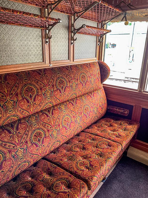 Compartment of Krokodil Nostalgia Railway