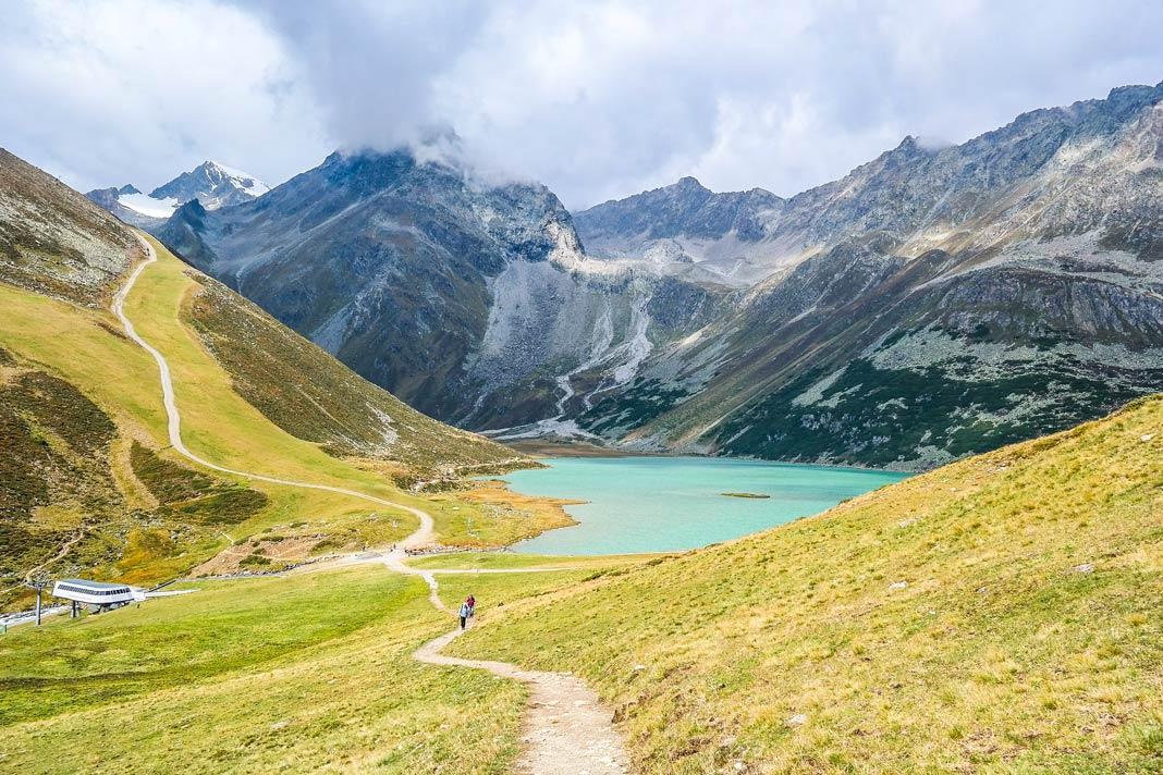El Rifflsee en Tirol