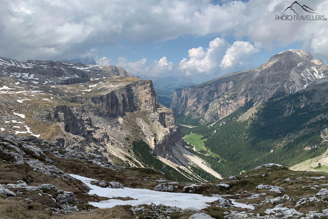 La vista hacia el Langental