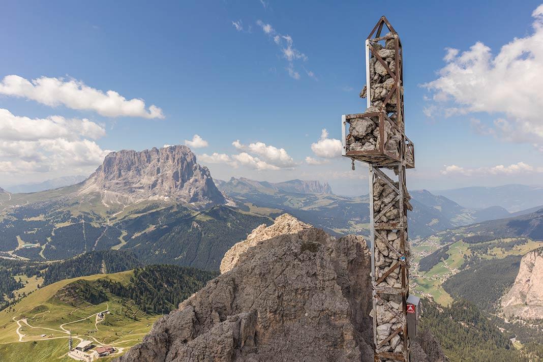Vista de la casa Schlern