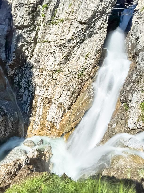 Vista da cachoeira Simms