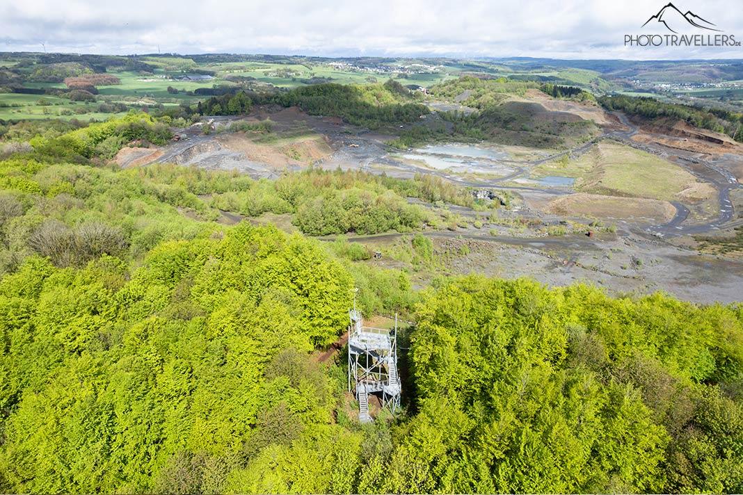 Vue aérienne de la tour d'observation de Stöffel-Park