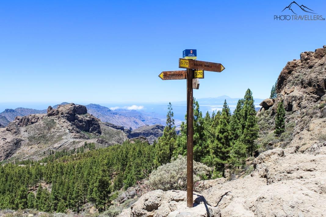 Vista desde Roque Nublo - una atracción principal en Gran Canaria