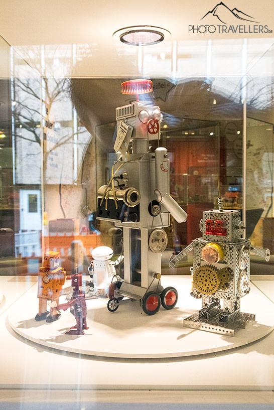 Robots en el Museo del Juguete en Núremberg