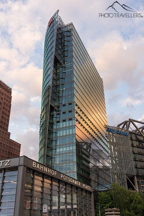 Les gratte-ciels de la Potsdamer Platz à Berlin dans la lumière du matin