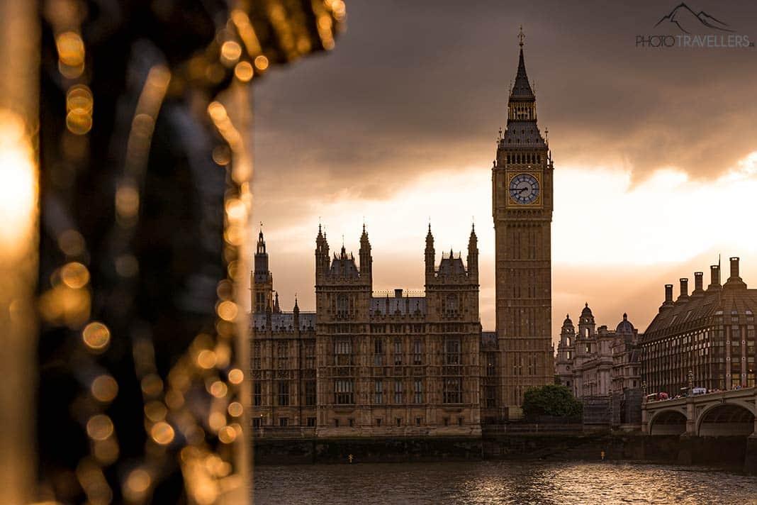 Ambiance du soir au Big Ben à Londres