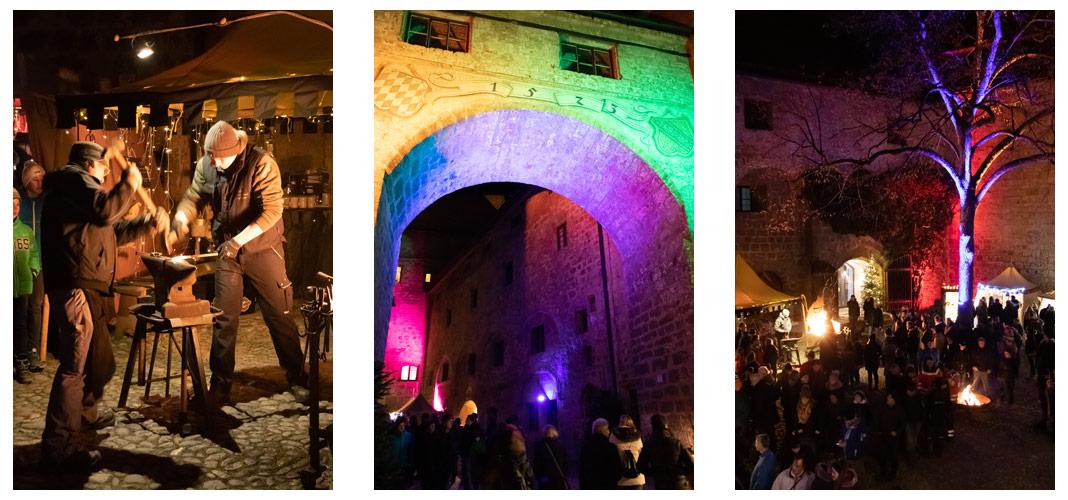 Imágenes del mercadillo de Navidad en Burghausen