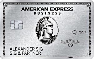 Une carte American Express Platinum Business
