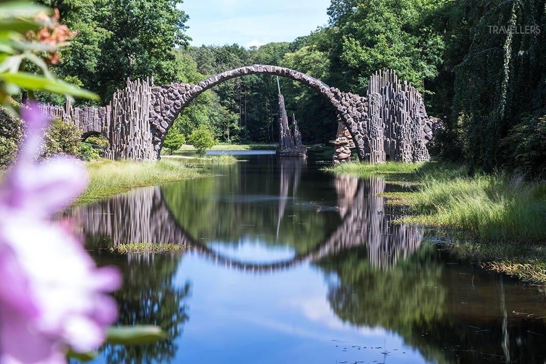 Le pont Rakotz en Saxe
