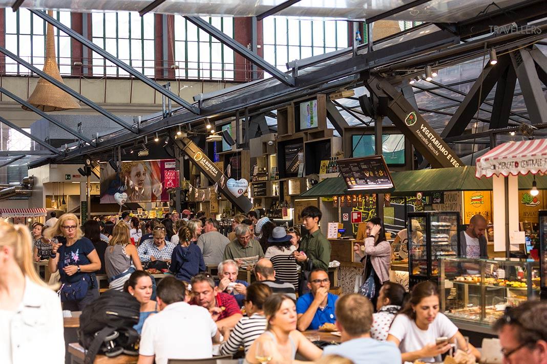 O Mercato Centrale em Florença