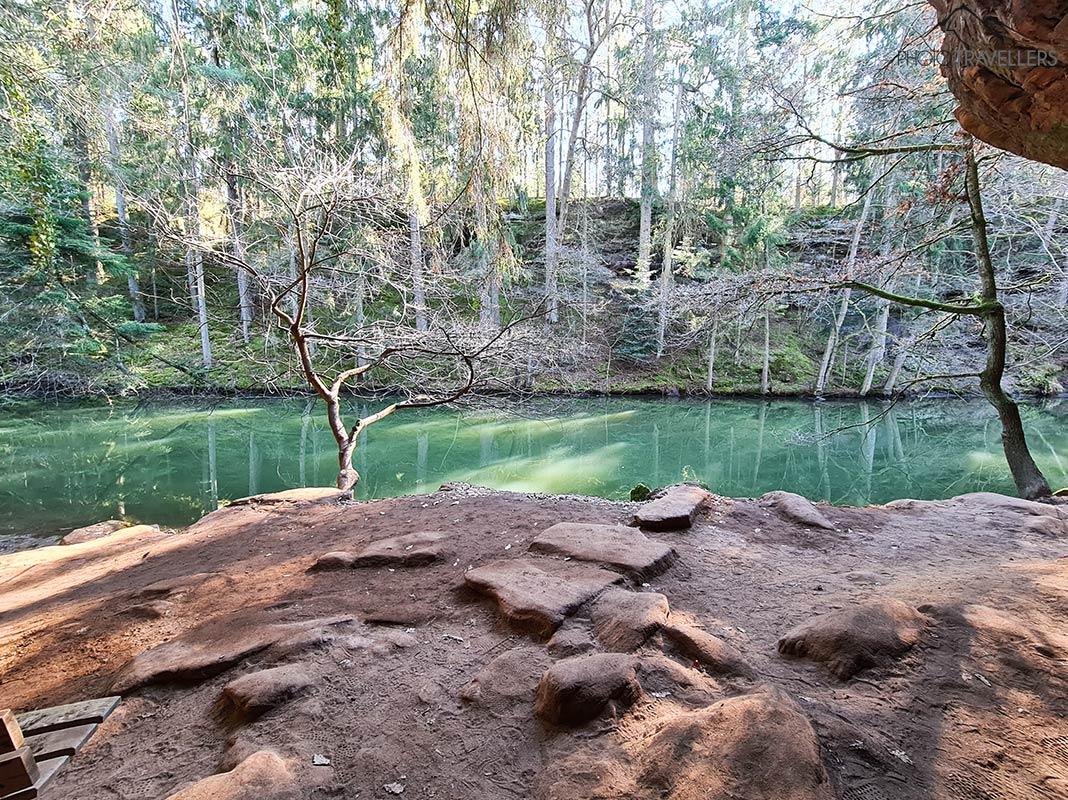 La magnifique Schwarzach avec sa couleur verte