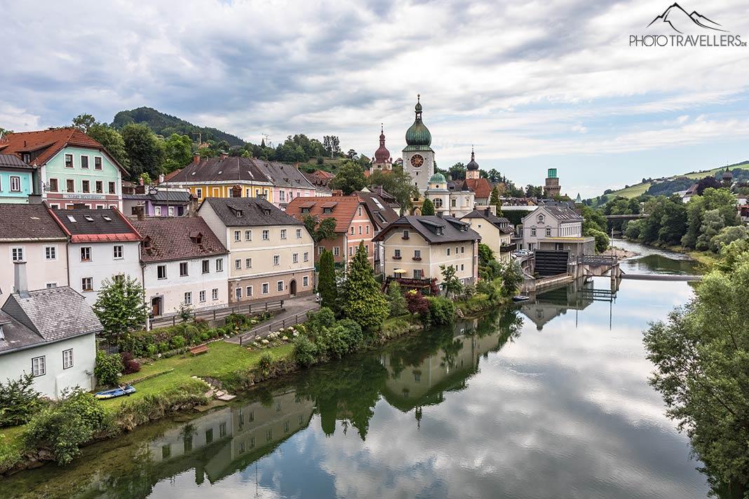 Vista da ponte para a cidade de Waidhofen