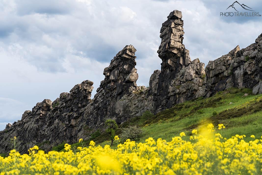 La Muralla del Diablo en Blankenburg, Harz