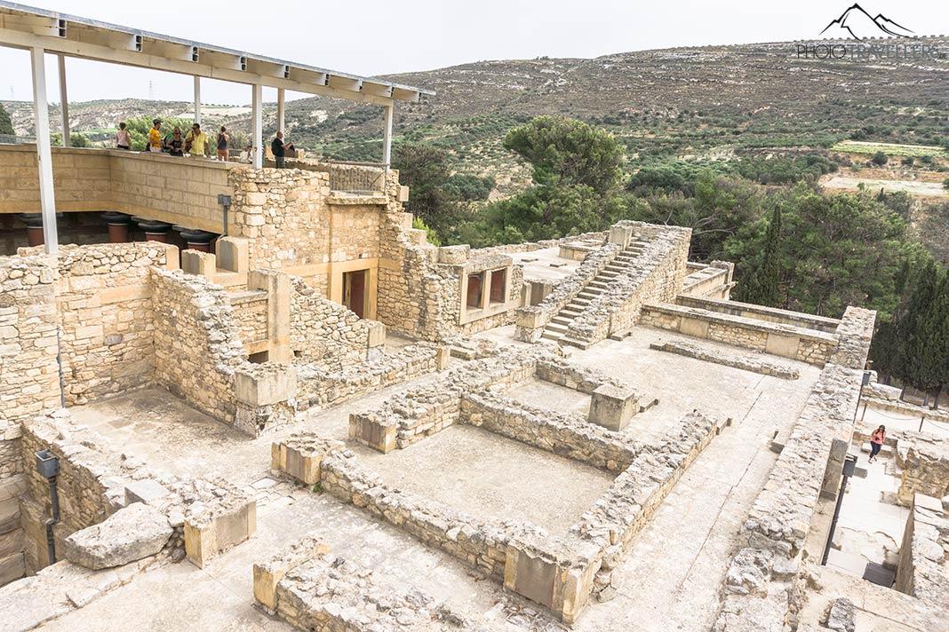 Ruínas no Palácio de Knossos
