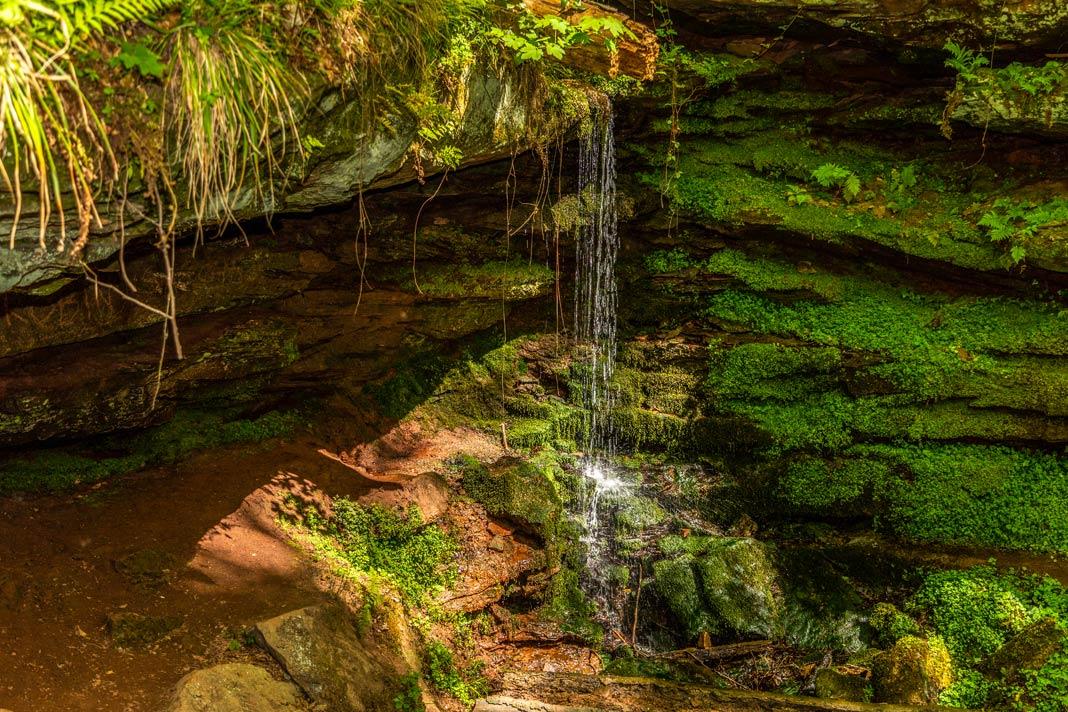 Hexenklamm es un lugar místico con abundante agua