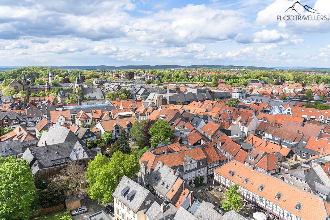 Vista de Goslar desde el campanario