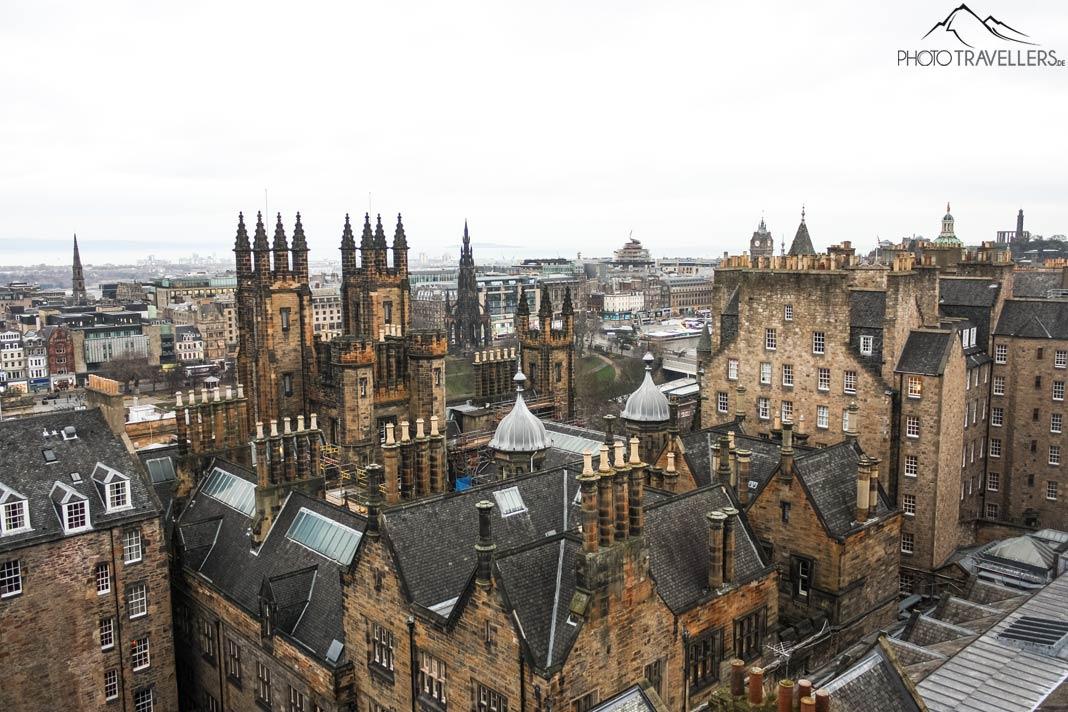 La vista de Edimburgo desde el techo del Museo Camera Obscura