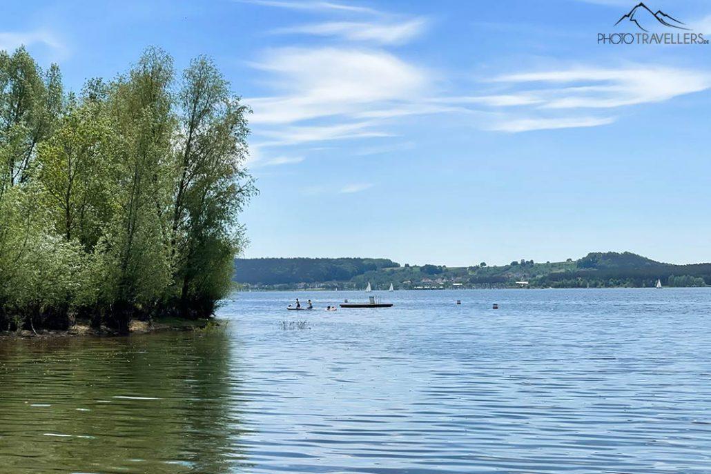 Un SUP sur le Grand Brombachsee