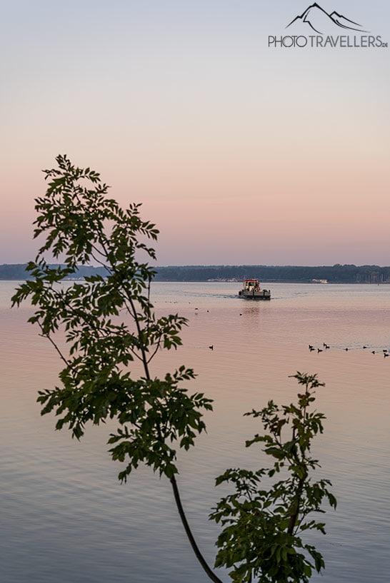 Un bateau sur la Müritz