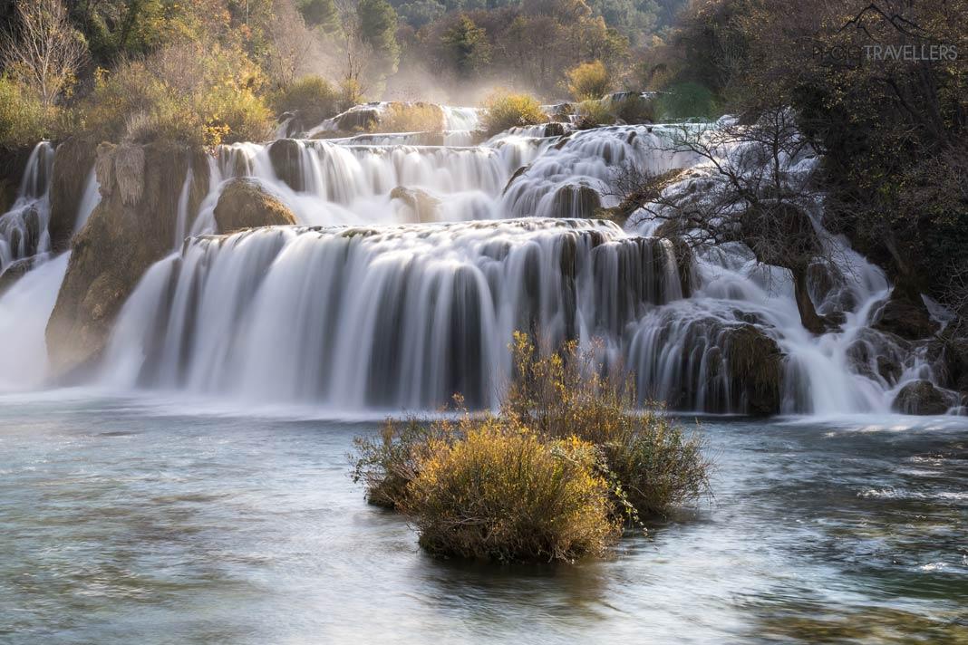 La cascade Skradinski Buk dans le parc national de Krka