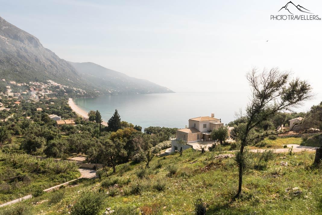 Vista de la playa Barbati