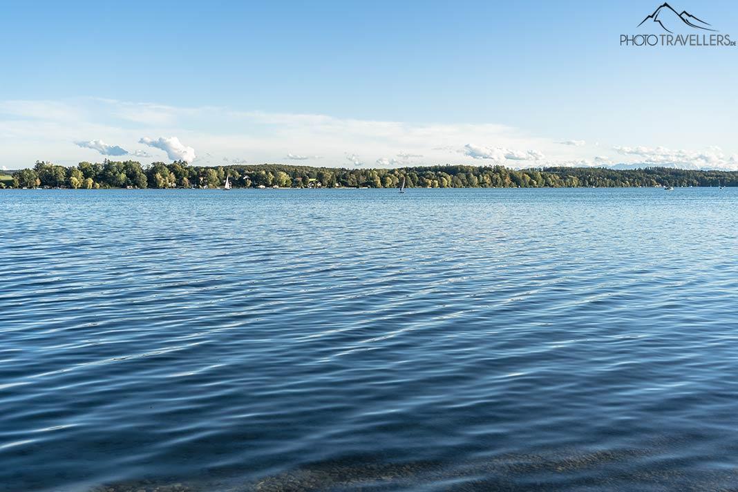 Um surfista no Wörthsee