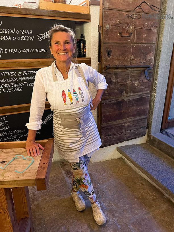 La propriétaire du restaurant