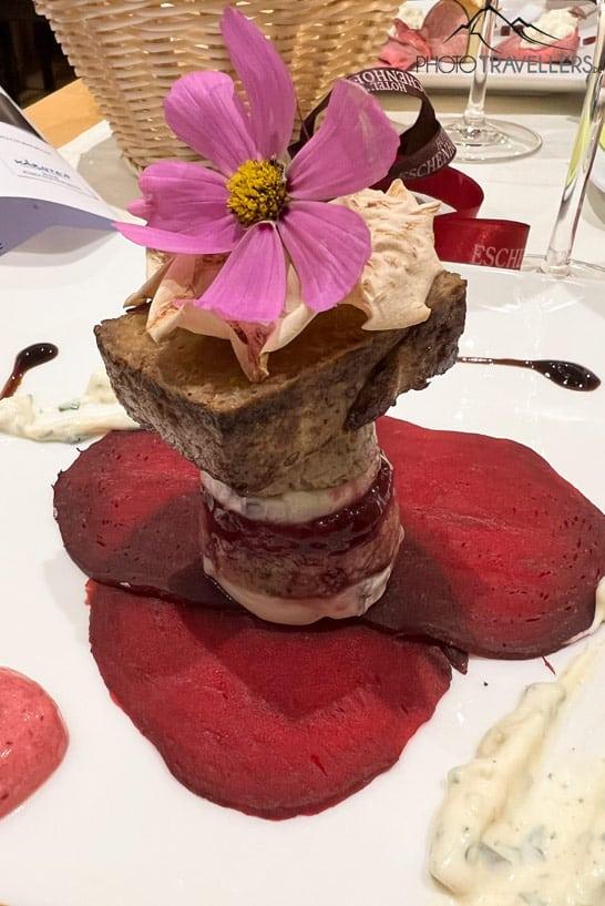 Un plat lors des Nuits gastronomiques