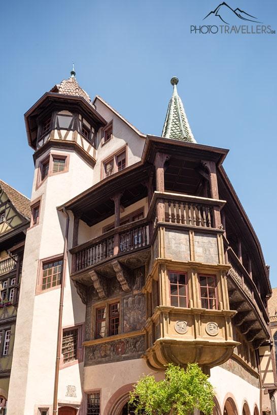 Le Maison Pfister dans la rue des Marchands à Colmar