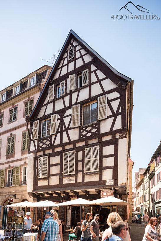 Le Maison Schongauer dans la rue des Marchands à Colmar