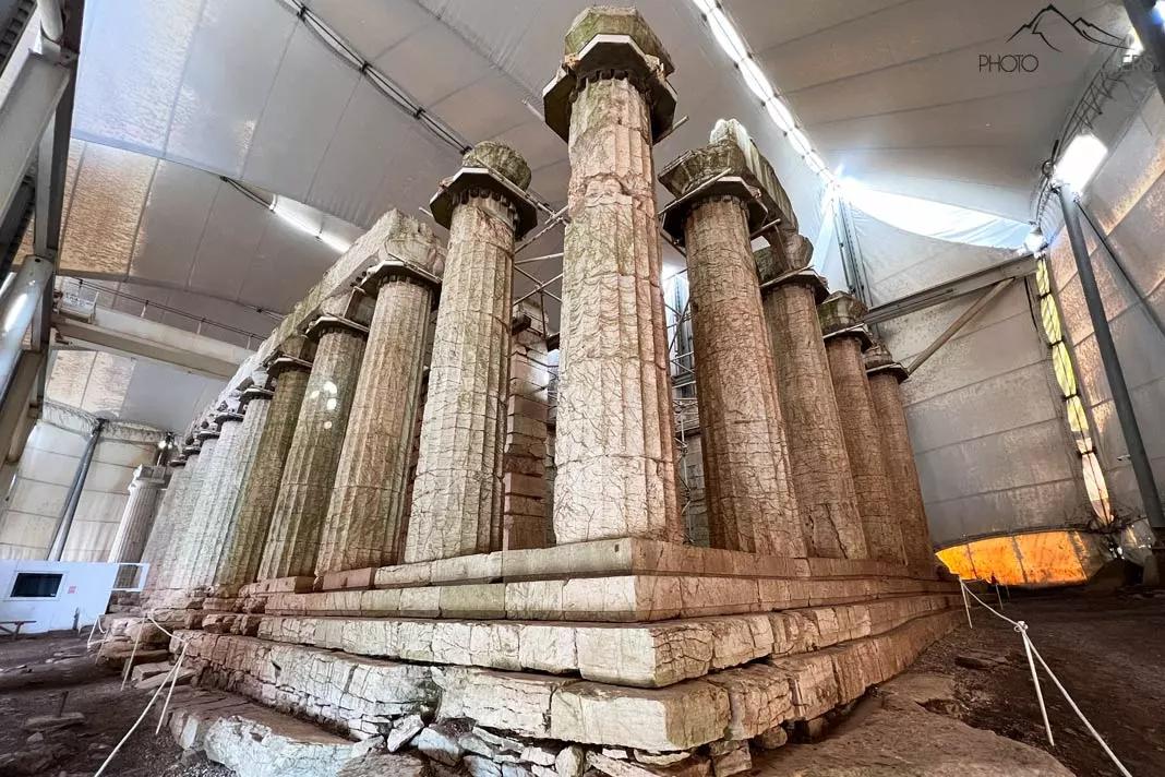 Le temple d'Apollon à Bassae