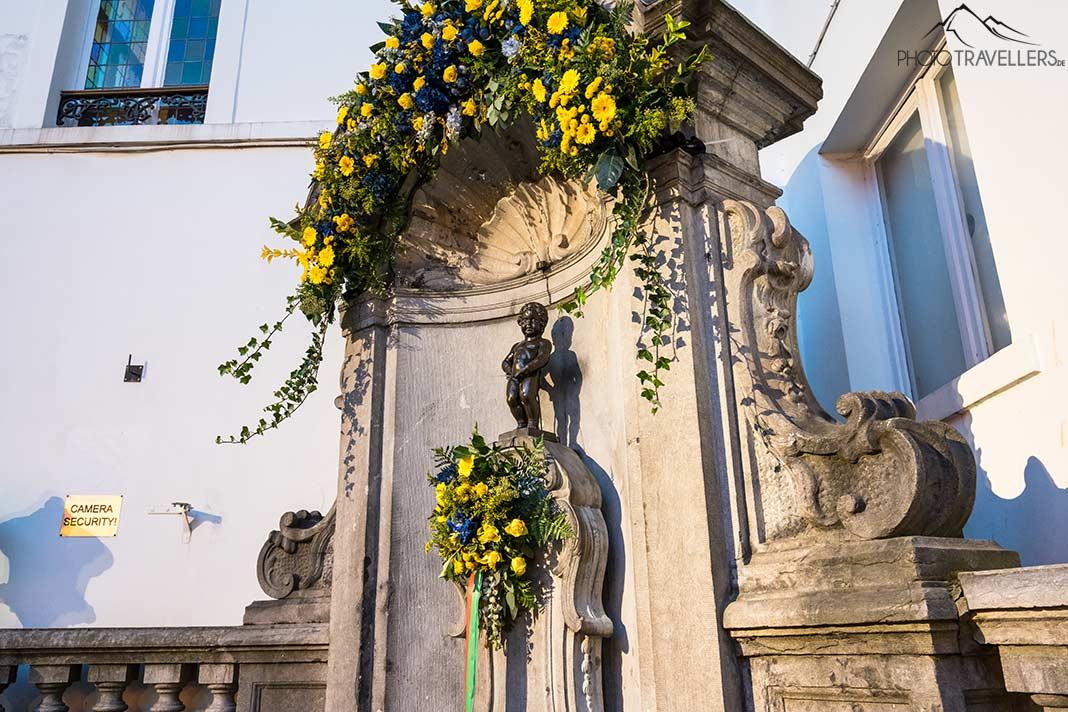 La statue du Manneken Pis à Bruxelles