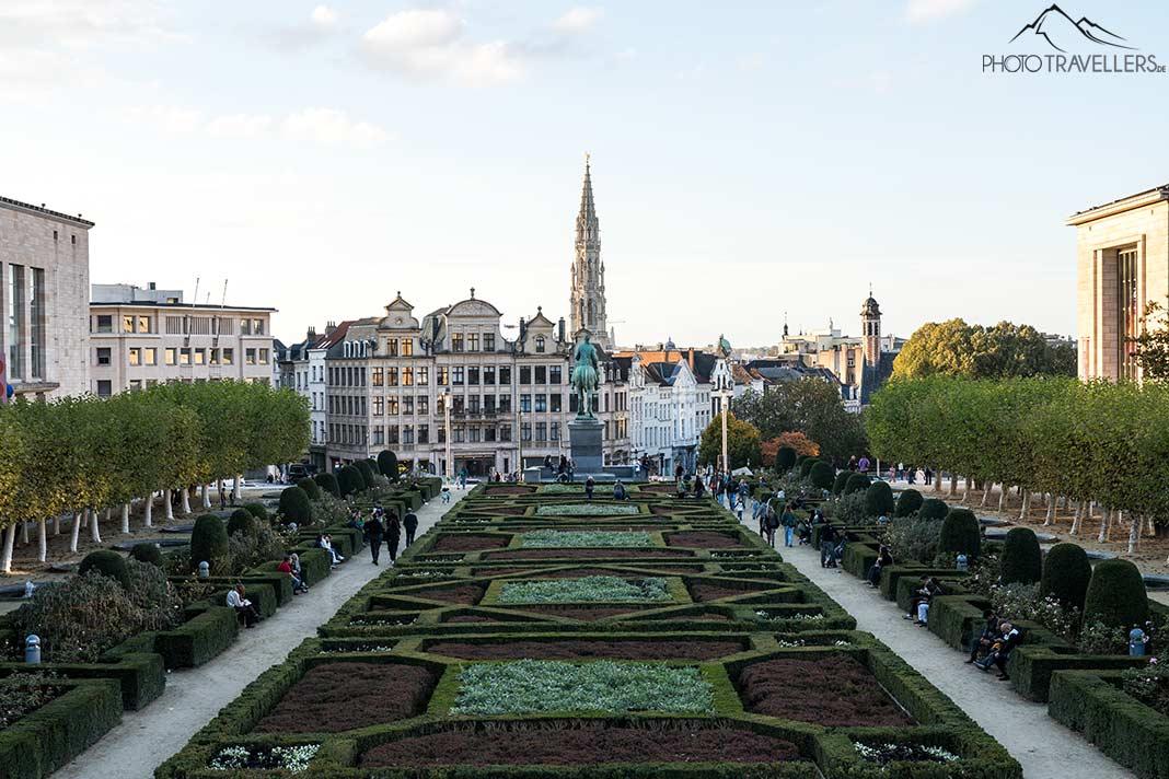 Le Mont des Arts avec des musées à Bruxelles