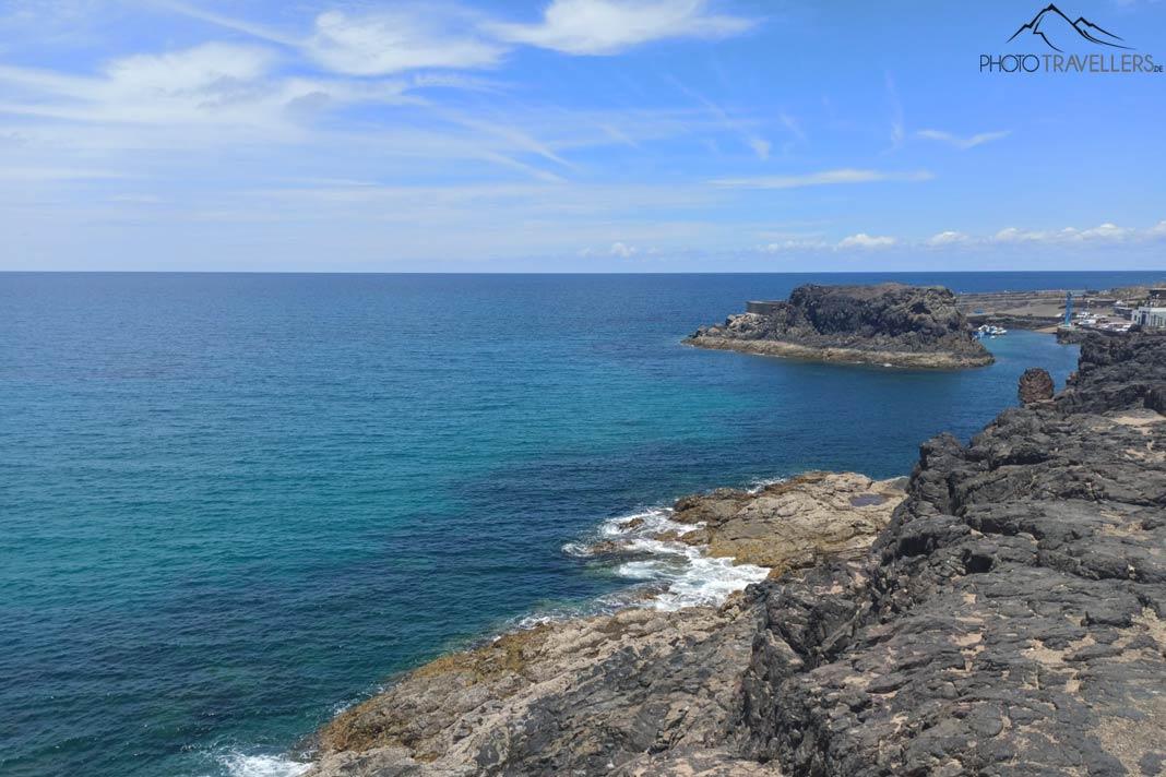 Vue depuis le haut de la côte d'El Cotillo