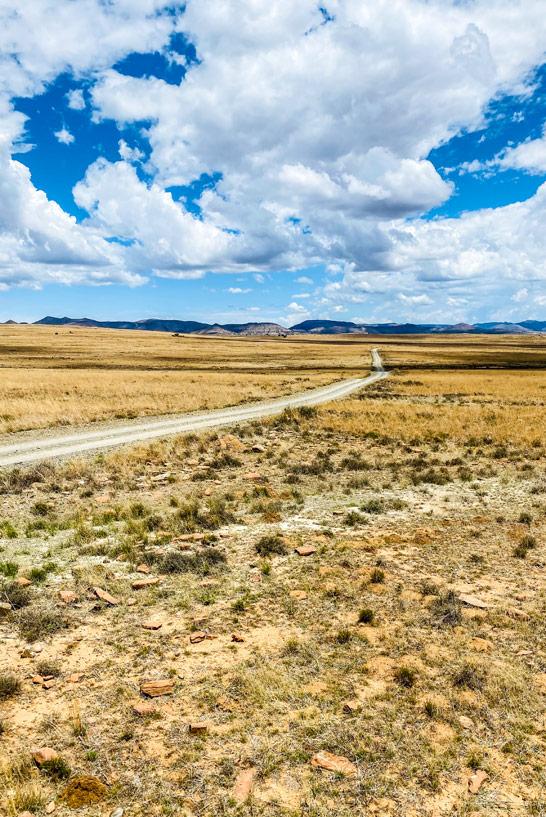 Le désert de Karoo en Afrique du Sud