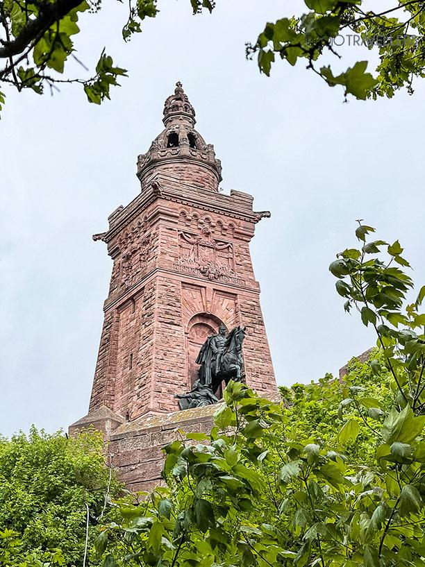 Vue sur le monument de Kyffhäuser