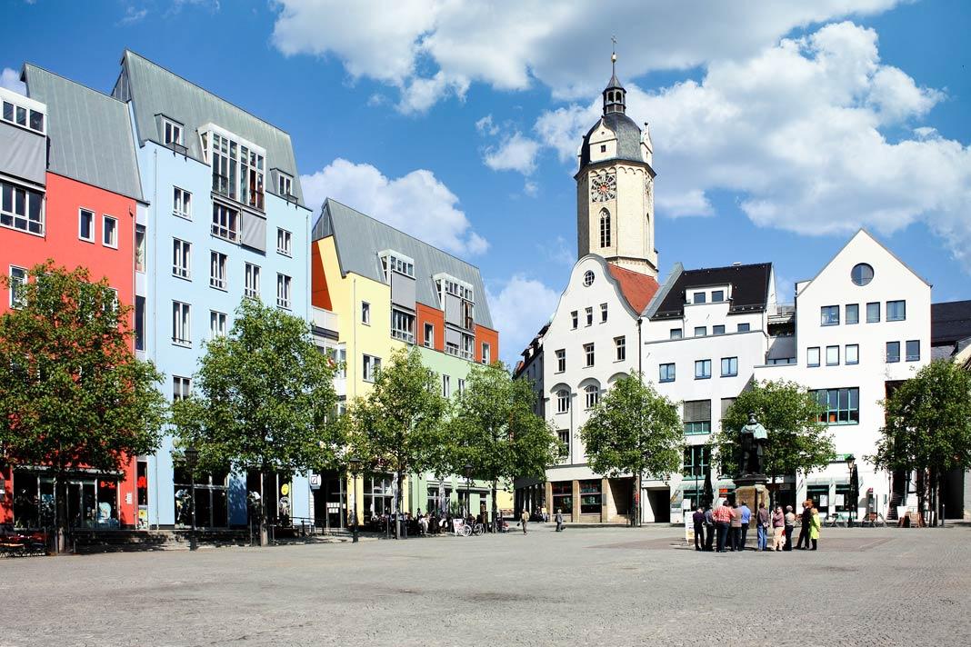 La place du marché à Jena